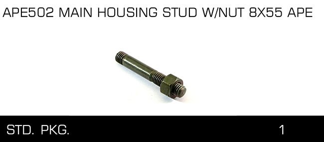 APE502 MAIN HOUSING STUD W NUT 8X55 APE